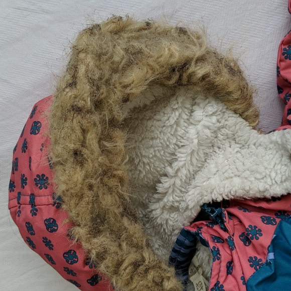 matilda jane floral rosy cheeks snowsuit bunting suit 6-12 months baby girl - Picture 10 of 12